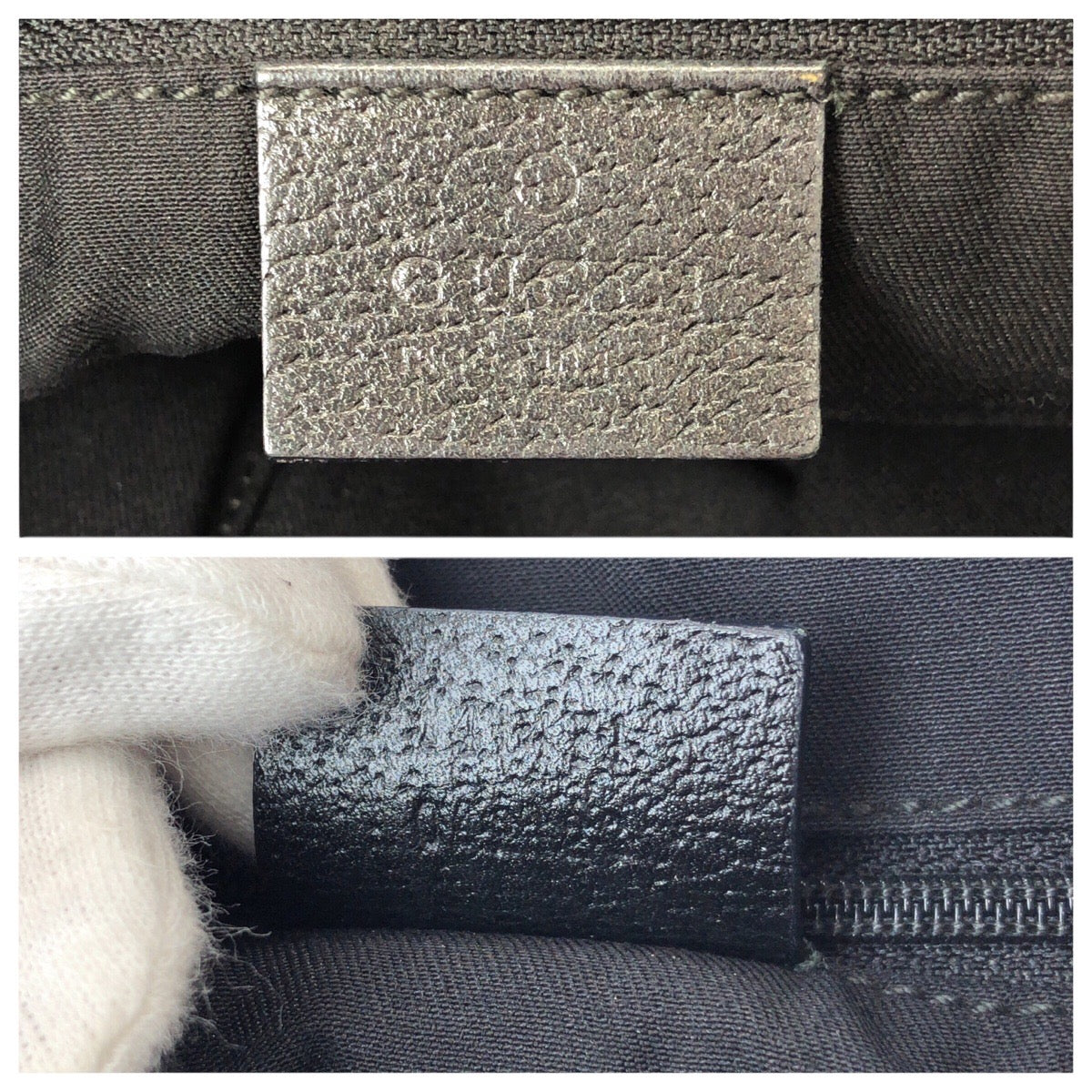 25242
GUCCI グッチ アビー ブラック 黒 ゴールド金具 GGキャンバス / レザー 141471 トートバッグ ハンドバッグ レディース AB35