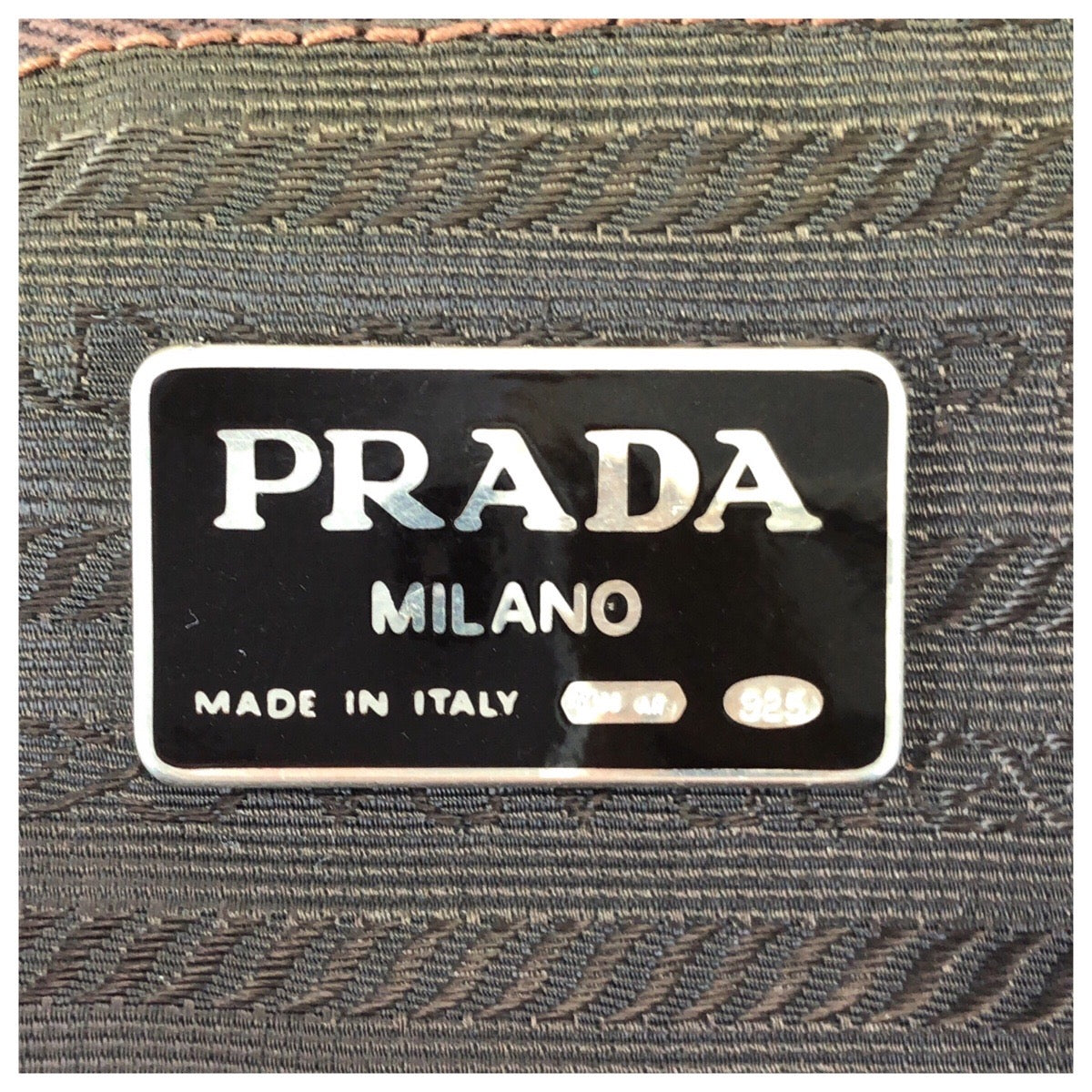 25247
PRADA プラダ ブラウン ゴールド金具 スウェード ハンドバッグ ボストンバッグ レディース ABP40