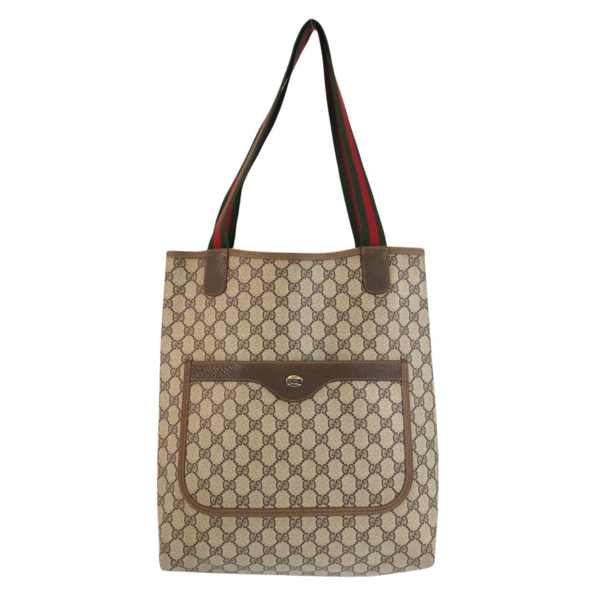 25254
GUCCI グッチ ヴィンテージ シェリーライン ベージュ ブラウン GGスプリームキャンバス 40 02 003 トートバッグ ショルダーバッグ レディース ABP28