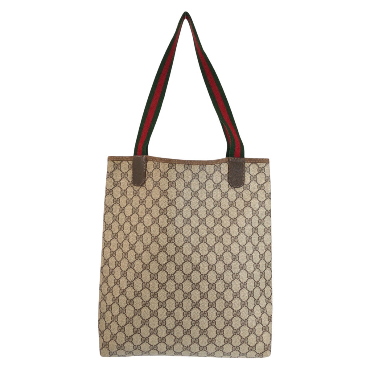 25254
GUCCI グッチ ヴィンテージ シェリーライン ベージュ ブラウン GGスプリームキャンバス 40 02 003 トートバッグ ショルダーバッグ レディース ABP28