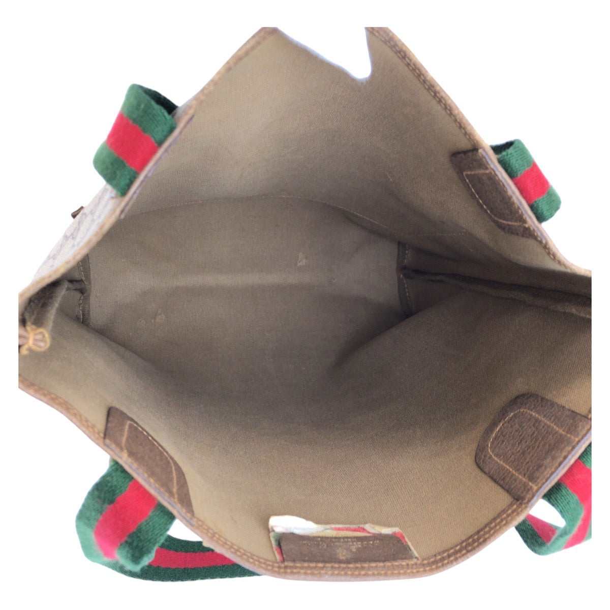25254
GUCCI グッチ ヴィンテージ シェリーライン ベージュ ブラウン GGスプリームキャンバス 40 02 003 トートバッグ ショルダーバッグ レディース ABP28