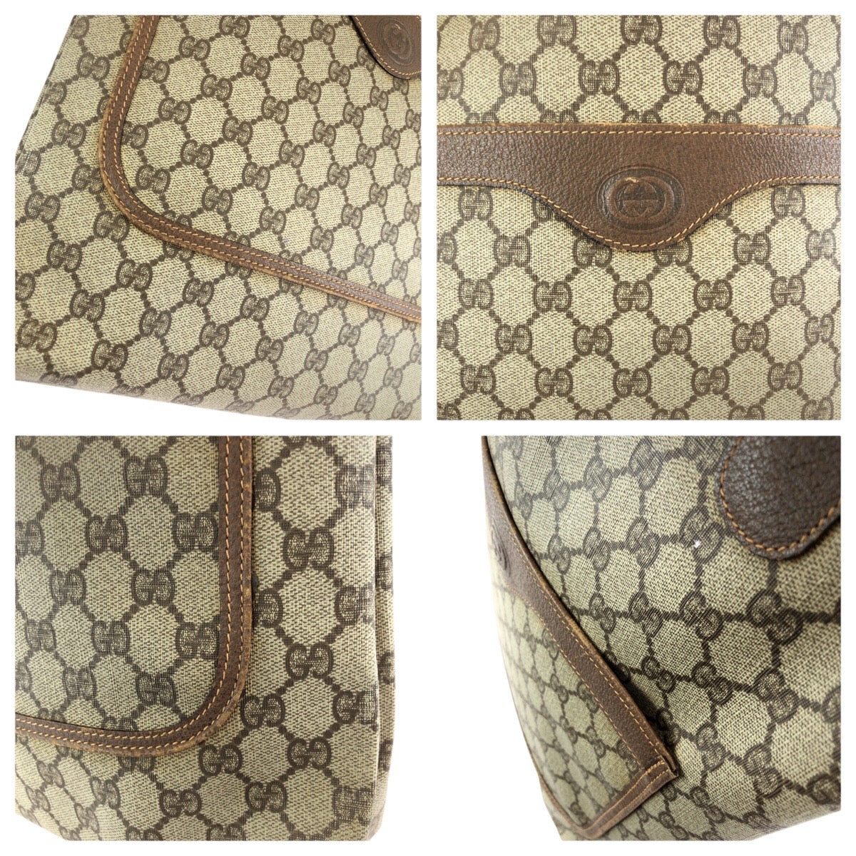 25256
GUCCI グッチ オールドグッチ シェリーライン ベージュ ブラウン GGスプリームキャンバス 002 58 6487 トートバッグ ショルダーバッグ レディース AB23