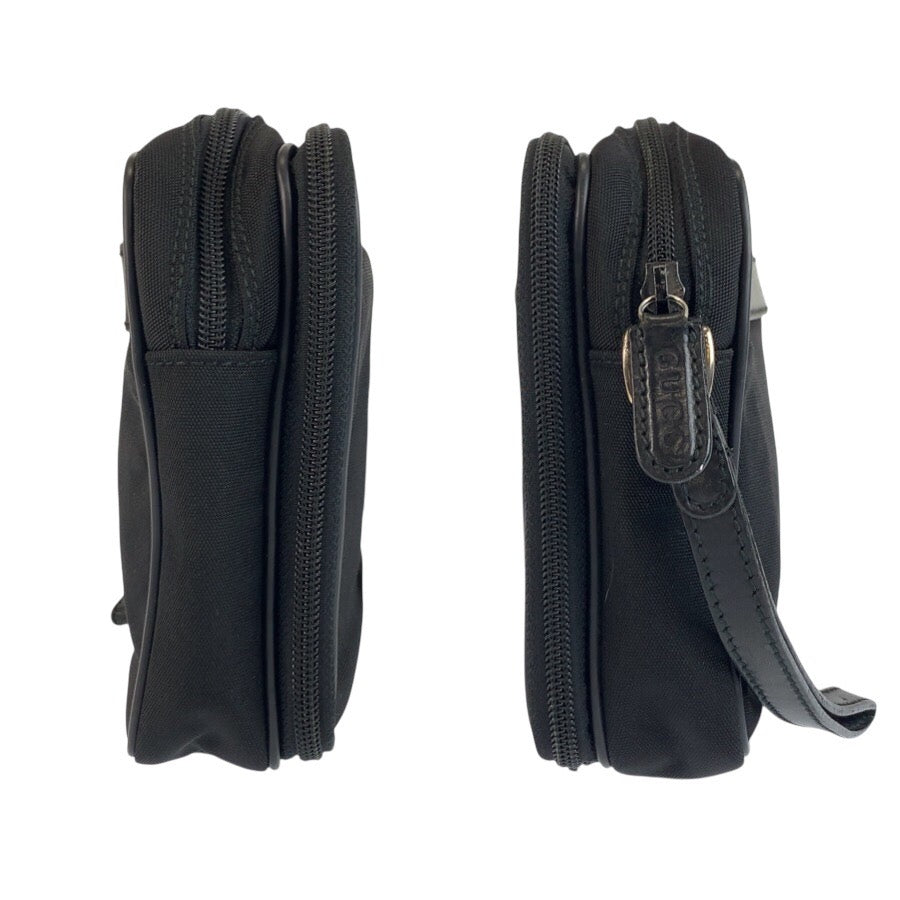 25258
GUCCI グッチ ブラック 黒 ナイロン 018 3700 クラッチバッグ セカンドバッグ レディース ABP15