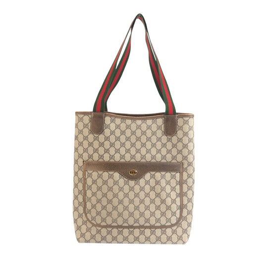 25259
GUCCI グッチ シェリーライン ベージュ ブラウン GGスプリームキャンバス / レザー 347 02 003 トートバッグ ショルダーバッグ レディース ABP28