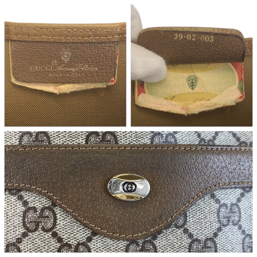 25262
GUCCI グッチ ヴィンテージ シェリーライン ベージュ ブラウン GGスプリームキャンバス 39 02 003 トートバッグ ショルダーバッグ レディース AB23