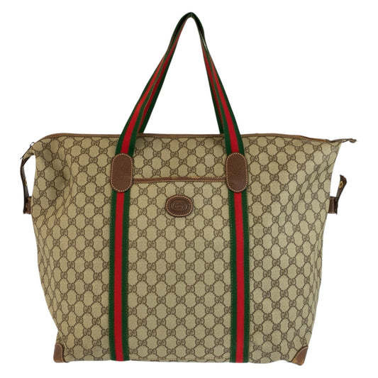 25270
GUCCI グッチ シェリーライン ベージュ ブラウン GGスプリームキャンバス 002 39 6211 トートバッグ ボストンバッグ レディース B28