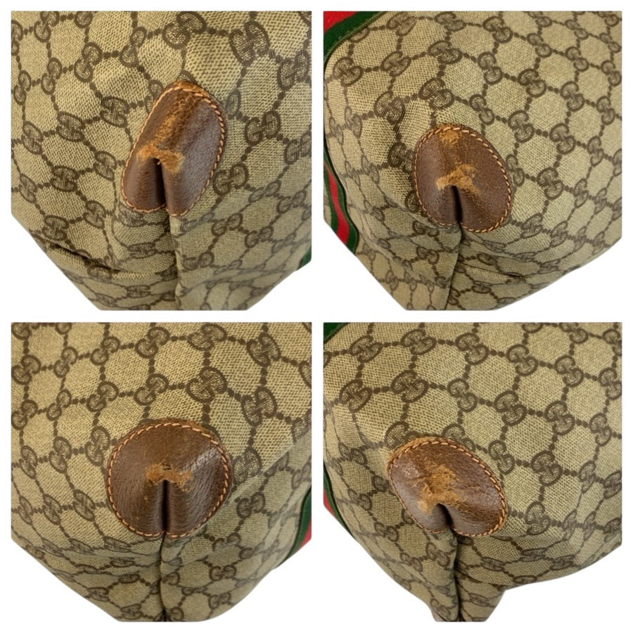 25270
GUCCI グッチ シェリーライン ベージュ ブラウン GGスプリームキャンバス 002 39 6211 トートバッグ ボストンバッグ レディース B28