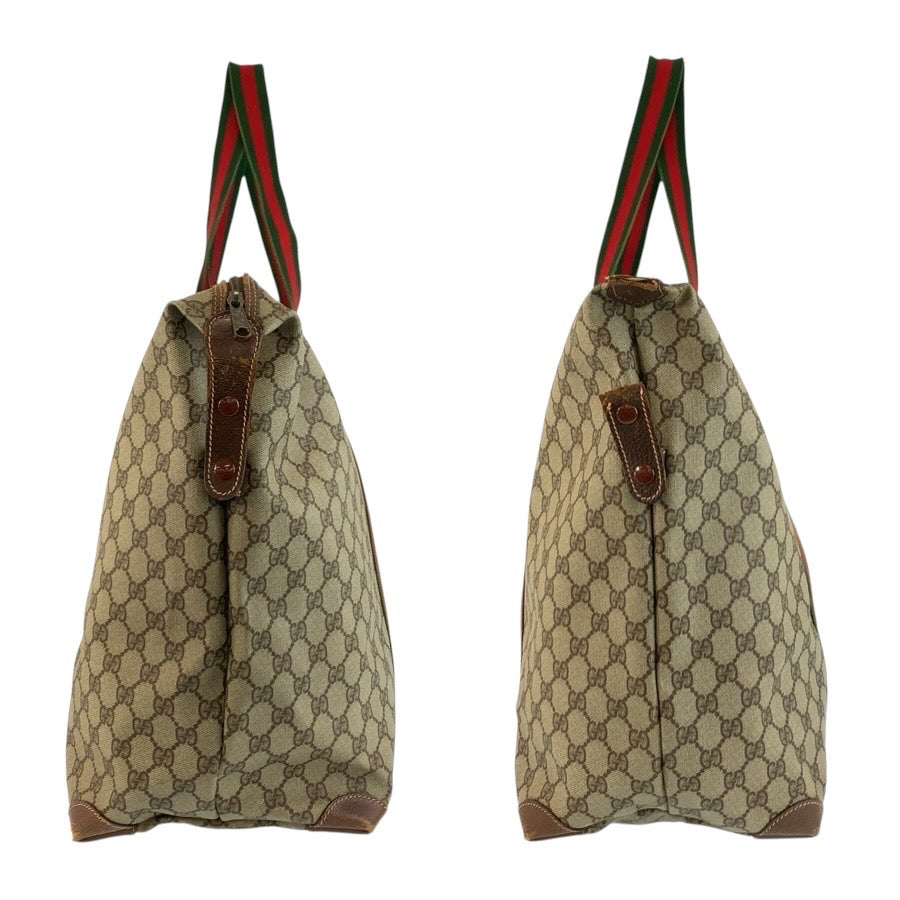 25270
GUCCI グッチ シェリーライン ベージュ ブラウン GGスプリームキャンバス 002 39 6211 トートバッグ ボストンバッグ レディース B28