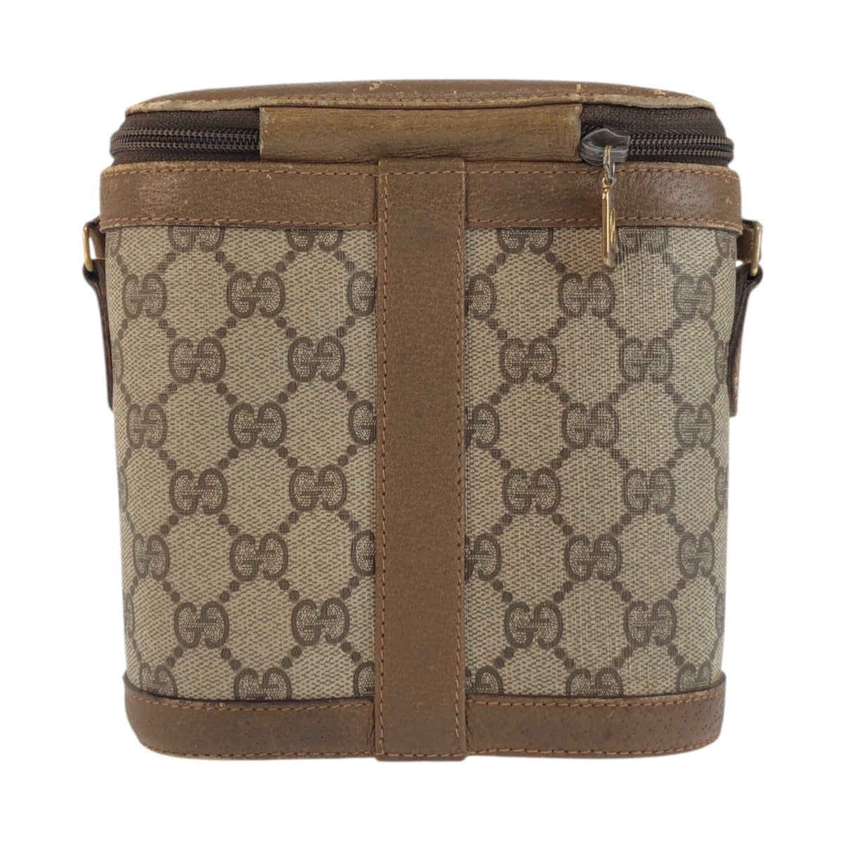 25279
GUCCI グッチ ヴィンテージ シェリーライン ベージュ ブラウン GGスプリームキャンバス / レザー 904 02 070 ショルダーバッグ ポシェット レディース AB28