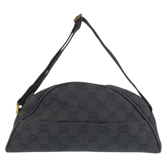 25293
GUCCI グッチ ハーフムーン ブラック 黒 ゴールド金具 GGキャンバス 90781 ハンドバッグ ショルダーバッグ レディース AB28