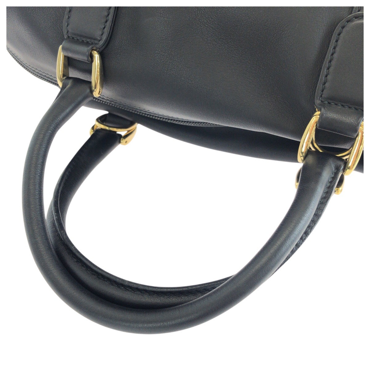 25296
GUCCI グッチ ヴィンテージ オールドグッチ ブラック 黒 ゴールド金具 レザー 002 122 0289 ハンドバッグ ミニボストンバッグ レディース A56