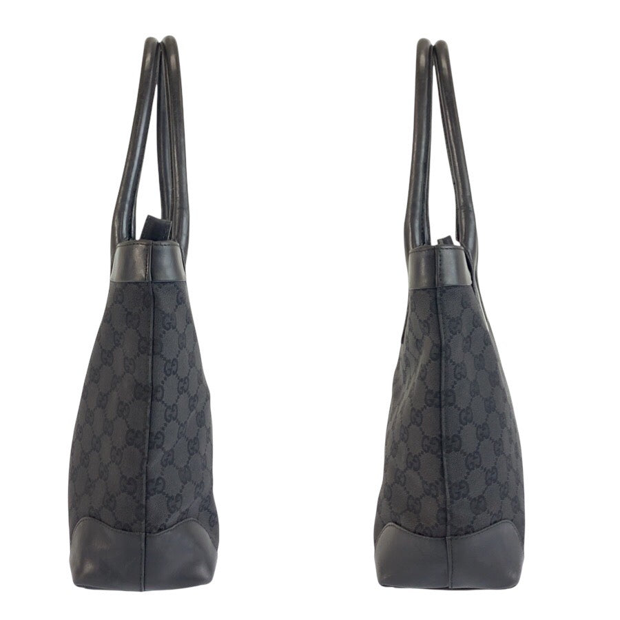 25297
GUCCI グッチ ブラック 黒 GGキャンバス / レザー 33890 ハンドバッグ レディース ABP35
