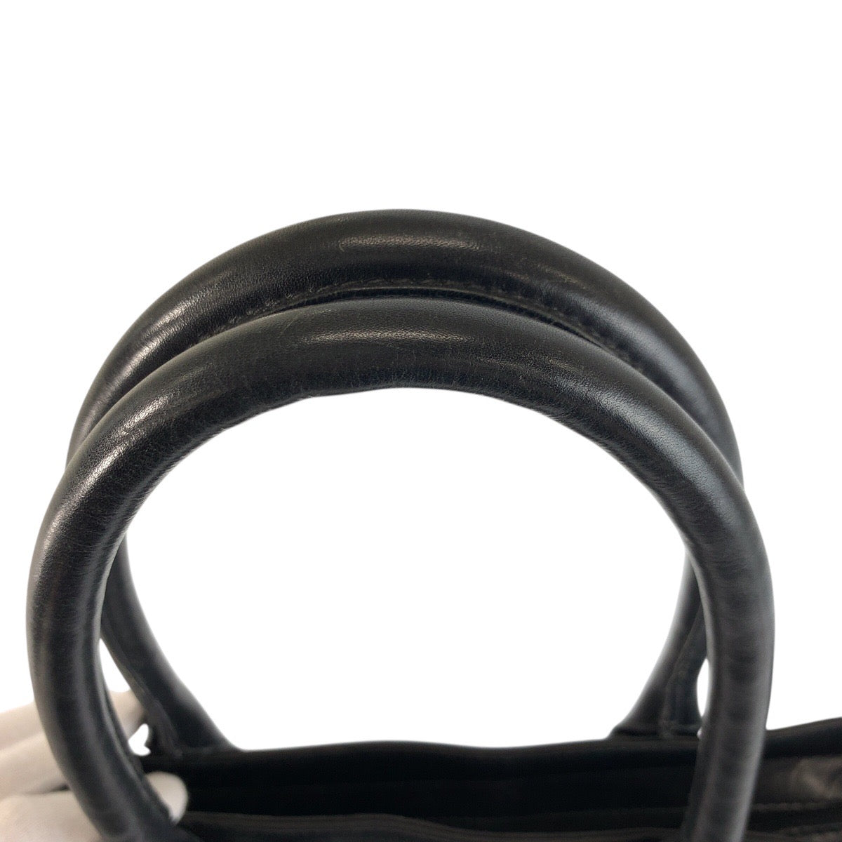 25297
GUCCI グッチ ブラック 黒 GGキャンバス / レザー 33890 ハンドバッグ レディース ABP35