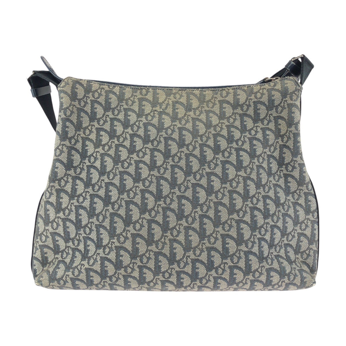 25298
Dior ディオール ヴィンテージ トロッター ネイビー グレー シルバー金具 キャンバス / レザー 01RU 0094 ショルダーバッグ メッセンジャーバッグ レディース AB42