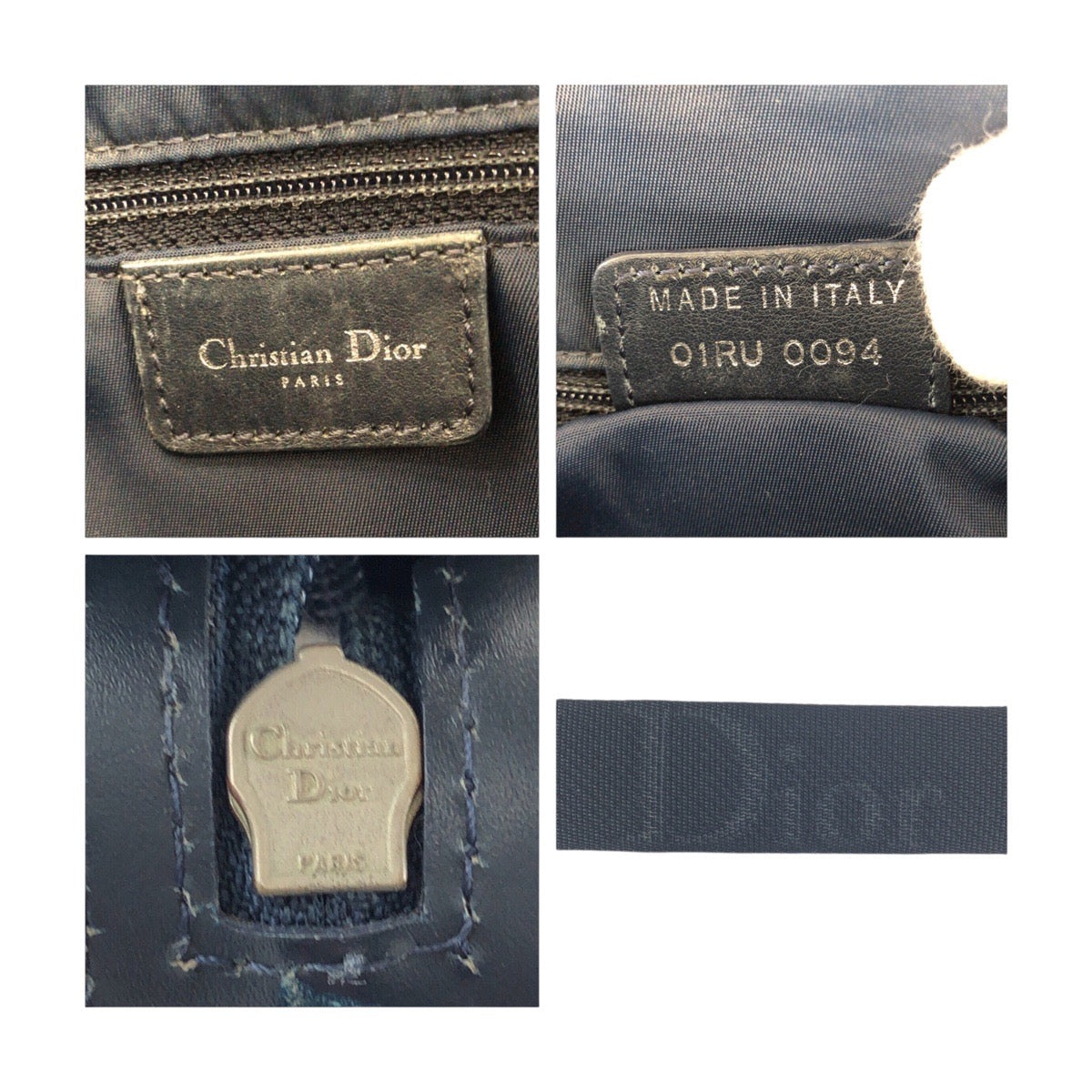 25298
Dior ディオール ヴィンテージ トロッター ネイビー グレー シルバー金具 キャンバス / レザー 01RU 0094 ショルダーバッグ メッセンジャーバッグ レディース AB42