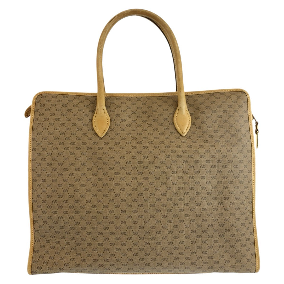25301
GUCCI グッチ ヴィンテージ マイクロGG シェリーライン ベージュ ゴールド金具 GGスプリームキャンバス / レザー 24 02 3858 トートバッグ ハンドバッグ ビジネスバッグ メンズ AB42