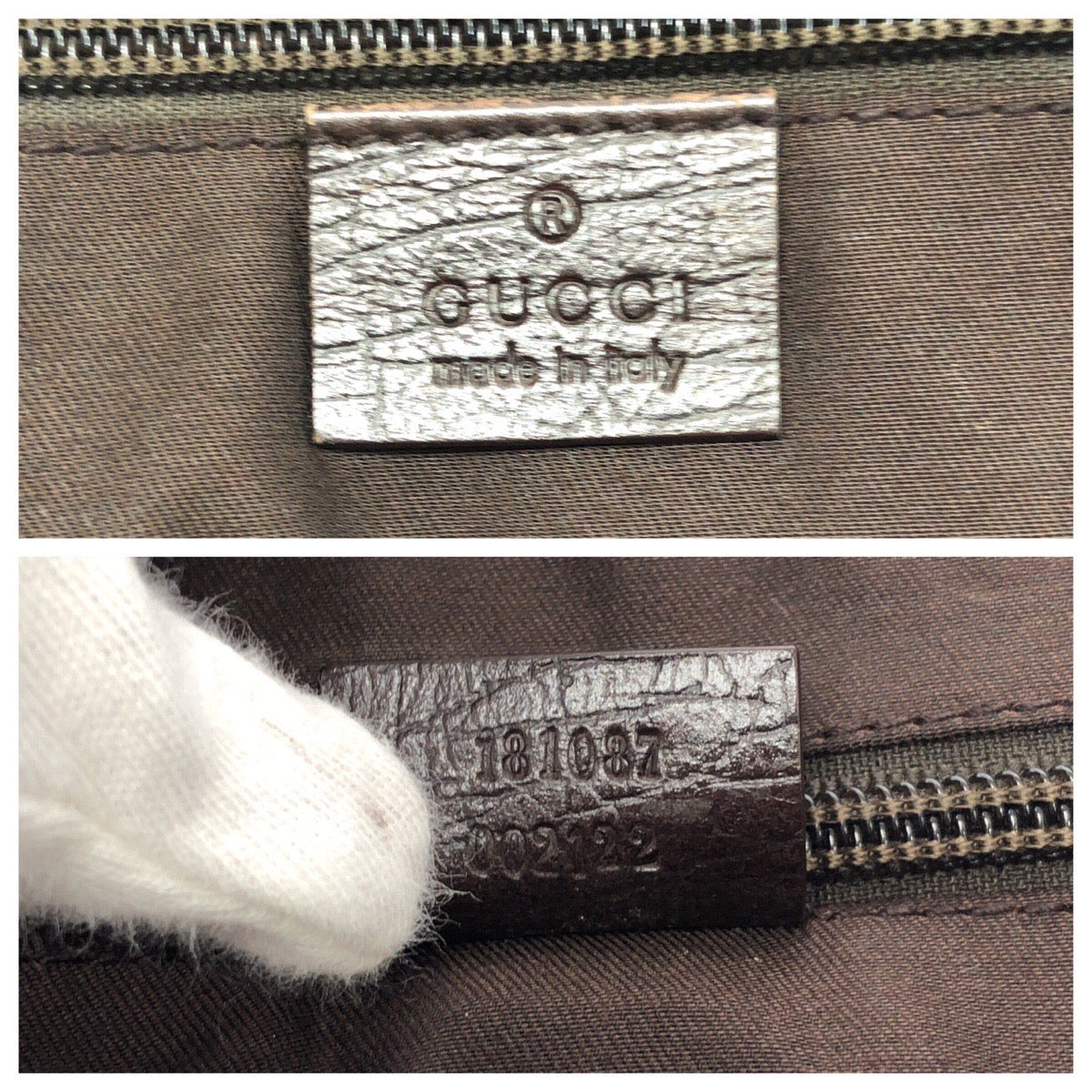 25302
GUCCI グッチ ベージュ ダークブラウン GGスプリームキャンバス / レザー 181087 ビジネスバッグ ブリーフケース メンズ AB35