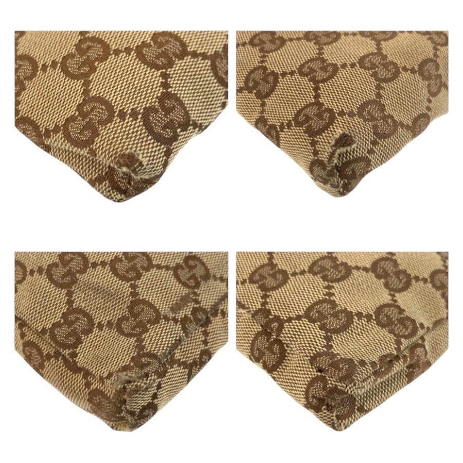 25304
GUCCI グッチ シェリーライン ベージュ ブラウン GGキャンバス / レザー 28566 ボディバッグ ウエストポーチ メンズ AB35