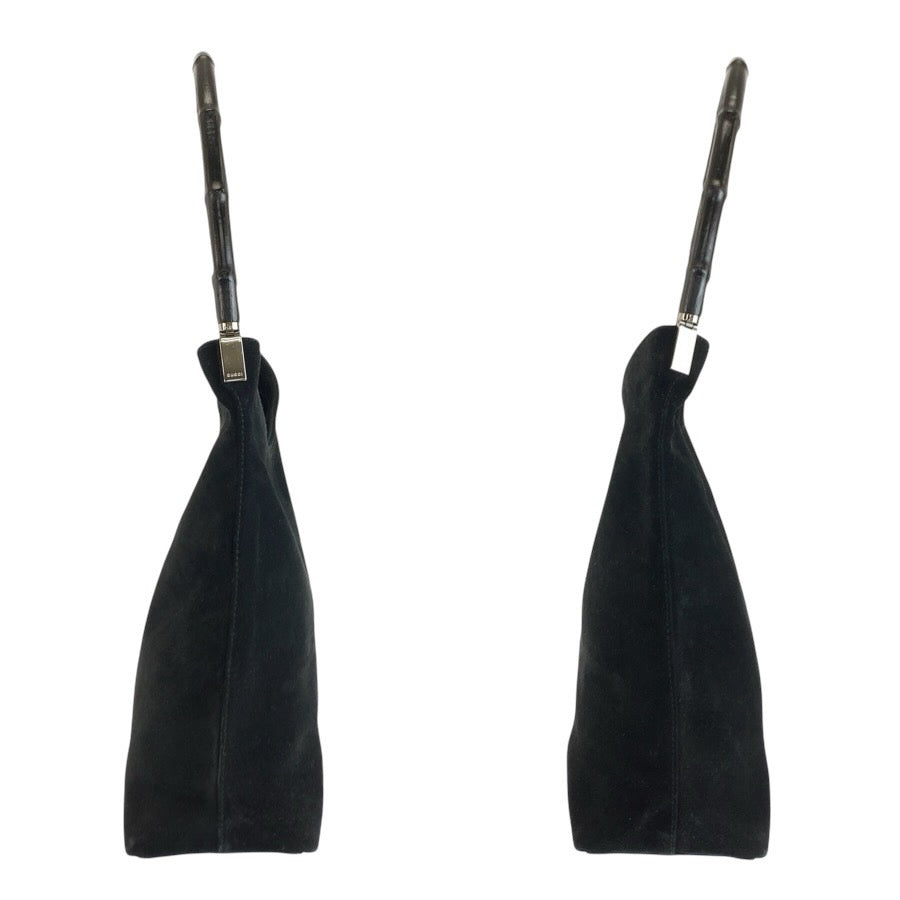 25311
GUCCI グッチ バンブー ブラック 黒 スウェード 001 3244 ショルダーバッグ レディース ABP28