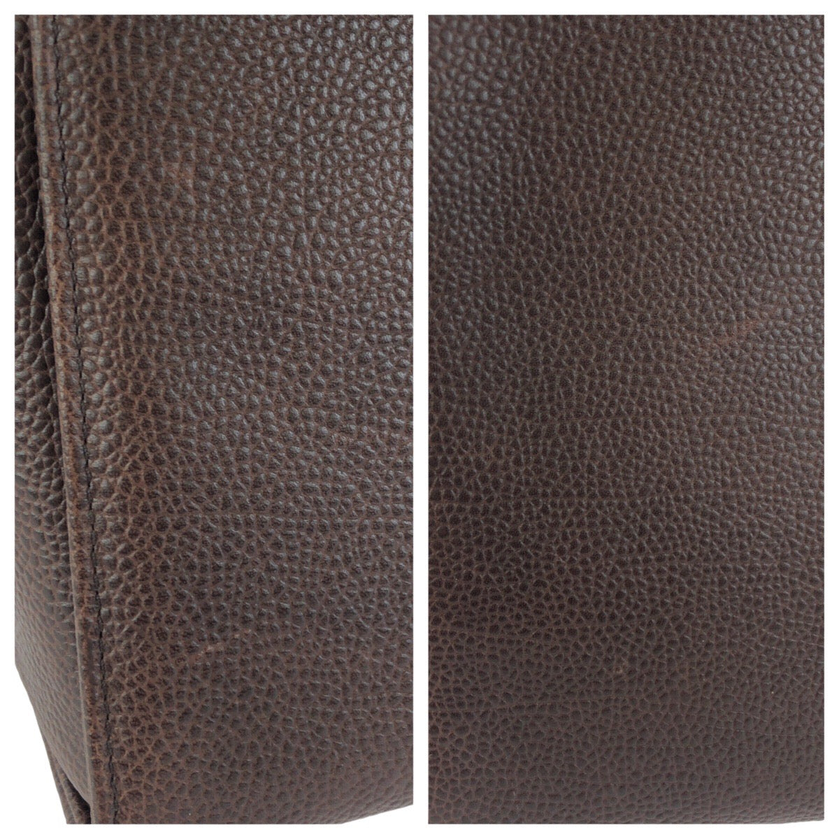 25313
YVES SAINT LAURENT イヴ サンローラン ヴィンテージ YSL ブラウン ゴールド金具 レザー ハンドバッグ レディース A42