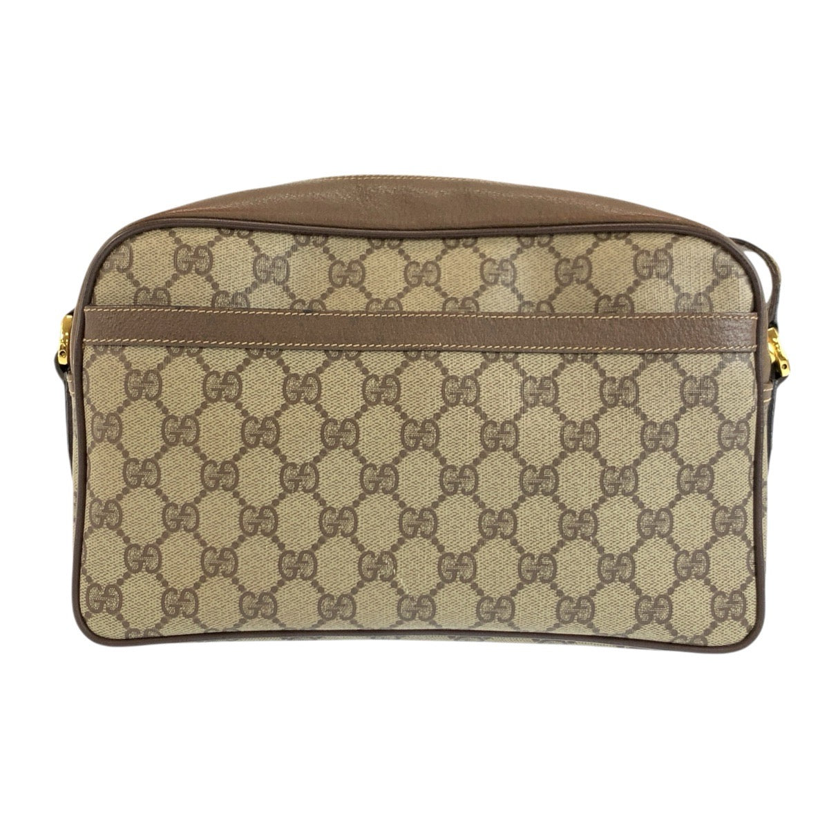 25319
GUCCI グッチ ヴィンテージ シェリーライン ベージュ ブラウン ゴールド金具 GGスプリームキャンバス / レザー 001 56 0942 ショルダーバッグ ポシェット レディース ABP35