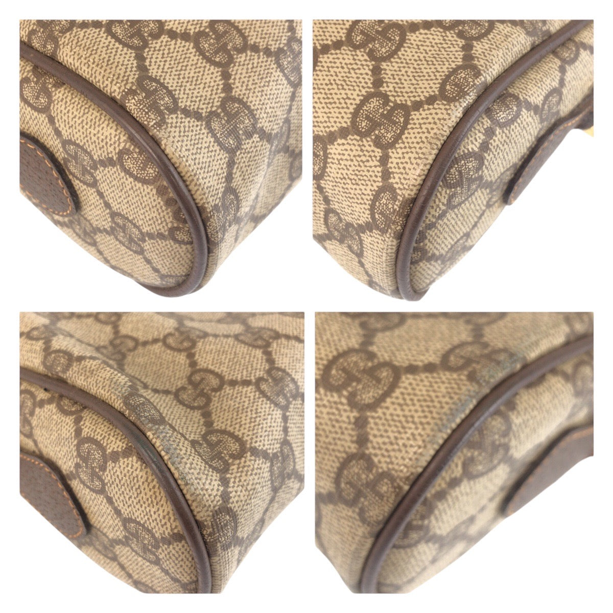 25320
GUCCI グッチ シェリーライン ブラウン ベージュ ゴールド金具 GGスプリームキャンバス / レザー 56 02 087 ショルダーバッグ ポシェット レディース AB35