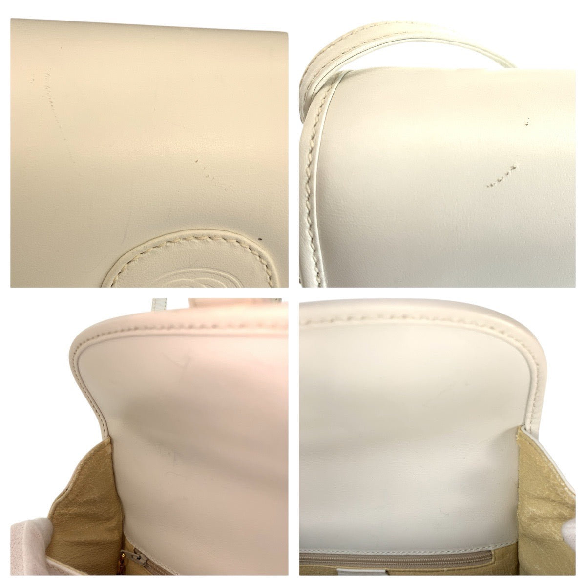 25328
GUCCI グッチ インターロッキング マイクロGG ホワイト ゴールド金具 GGスプリームキャンバス / レザー 007 23 0125 ショルダーバッグ ポシェット レディース AB30