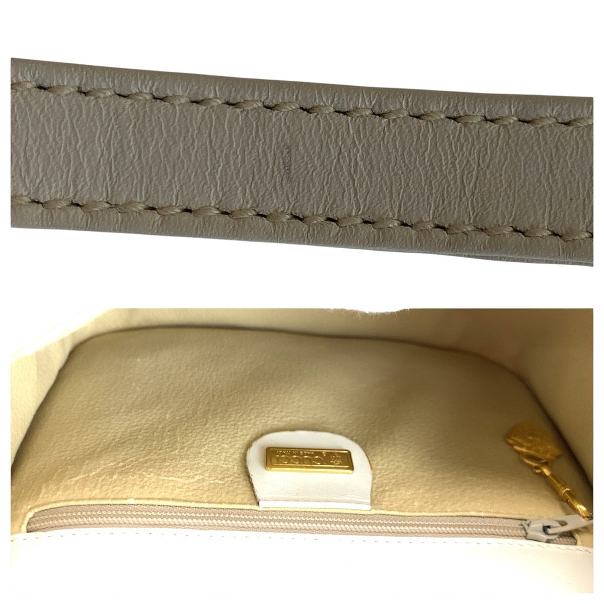 25328
GUCCI グッチ インターロッキング マイクロGG ホワイト ゴールド金具 GGスプリームキャンバス / レザー 007 23 0125 ショルダーバッグ ポシェット レディース AB30