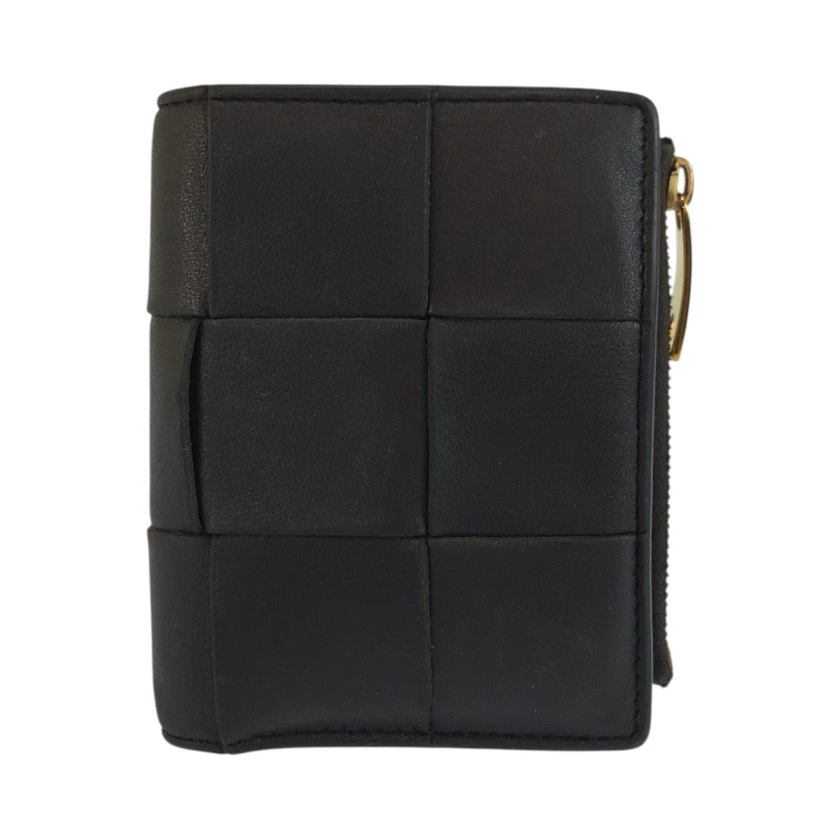 25329
BOTTEGAVENETA ボッテガヴェネタ マキシイントレチャート ブラウン ゴールド金具 レザー P01972548P 折財布 コンパクトウォレット メンズ AB21