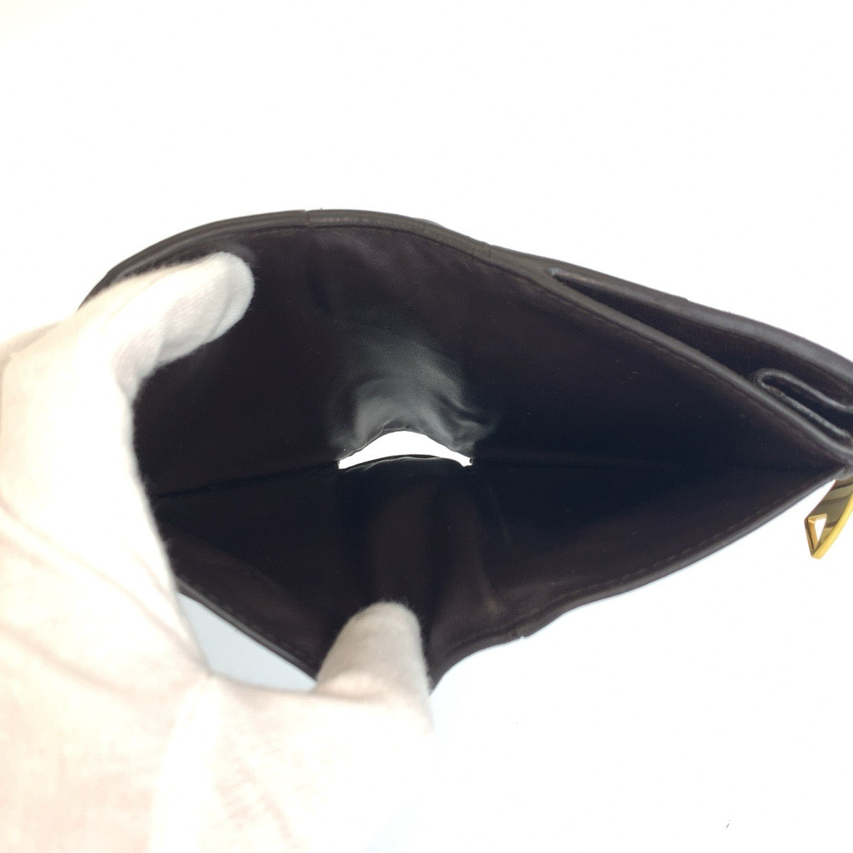 25329
BOTTEGAVENETA ボッテガヴェネタ マキシイントレチャート ブラウン ゴールド金具 レザー P01972548P 折財布 コンパクトウォレット メンズ AB21
