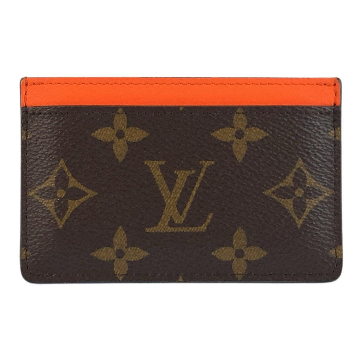 25331
LOUIS VUITTON ルイヴィトン モノグラムマカサー ポルト カルト サーンプル ブラウン オレンジ PVC M82870 カードケース パスケース メンズ A28