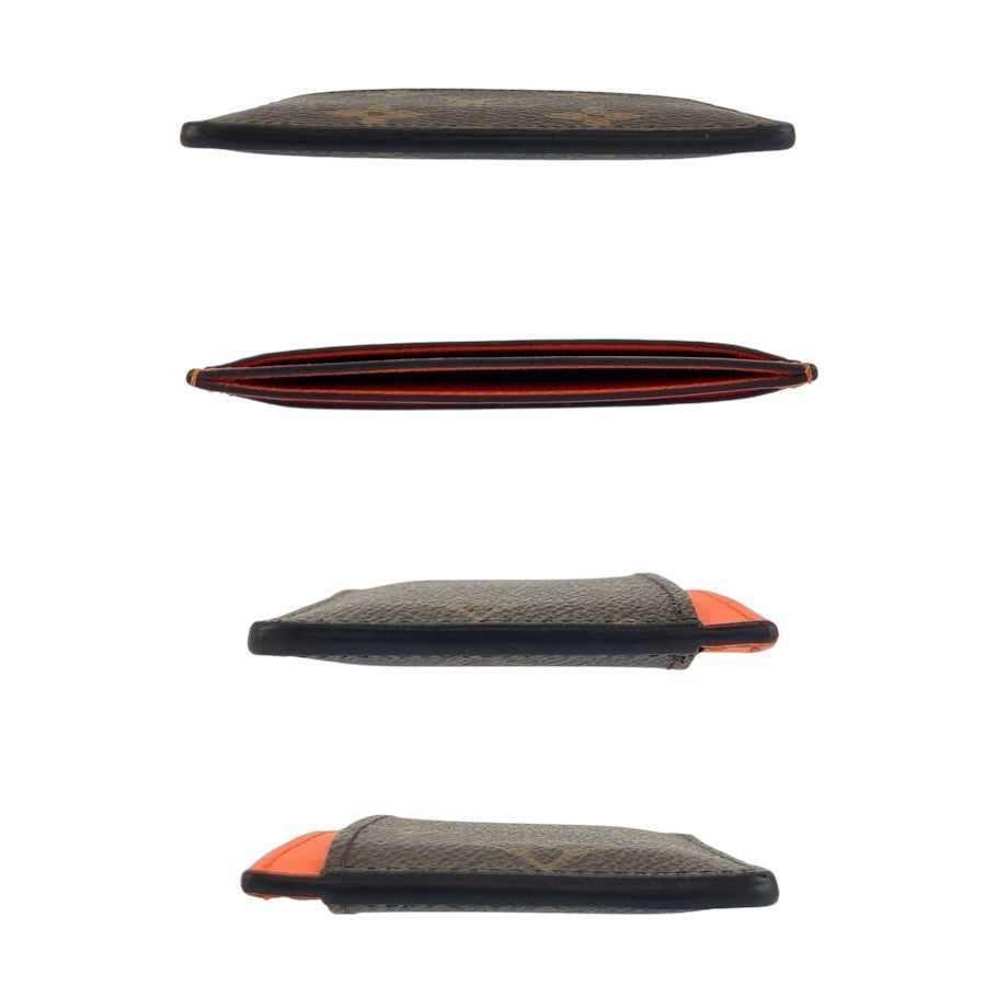 25331
LOUIS VUITTON ルイヴィトン モノグラムマカサー ポルト カルト サーンプル ブラウン オレンジ PVC M82870 カードケース パスケース メンズ A28