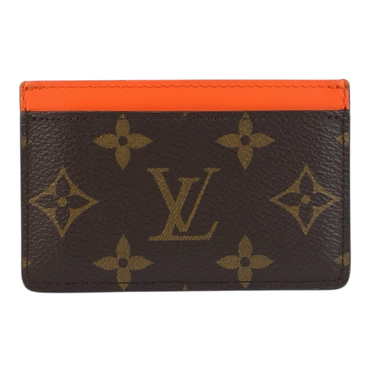 25331
LOUIS VUITTON ルイヴィトン モノグラムマカサー ポルト カルト サーンプル ブラウン オレンジ PVC M82870 カードケース パスケース メンズ A28