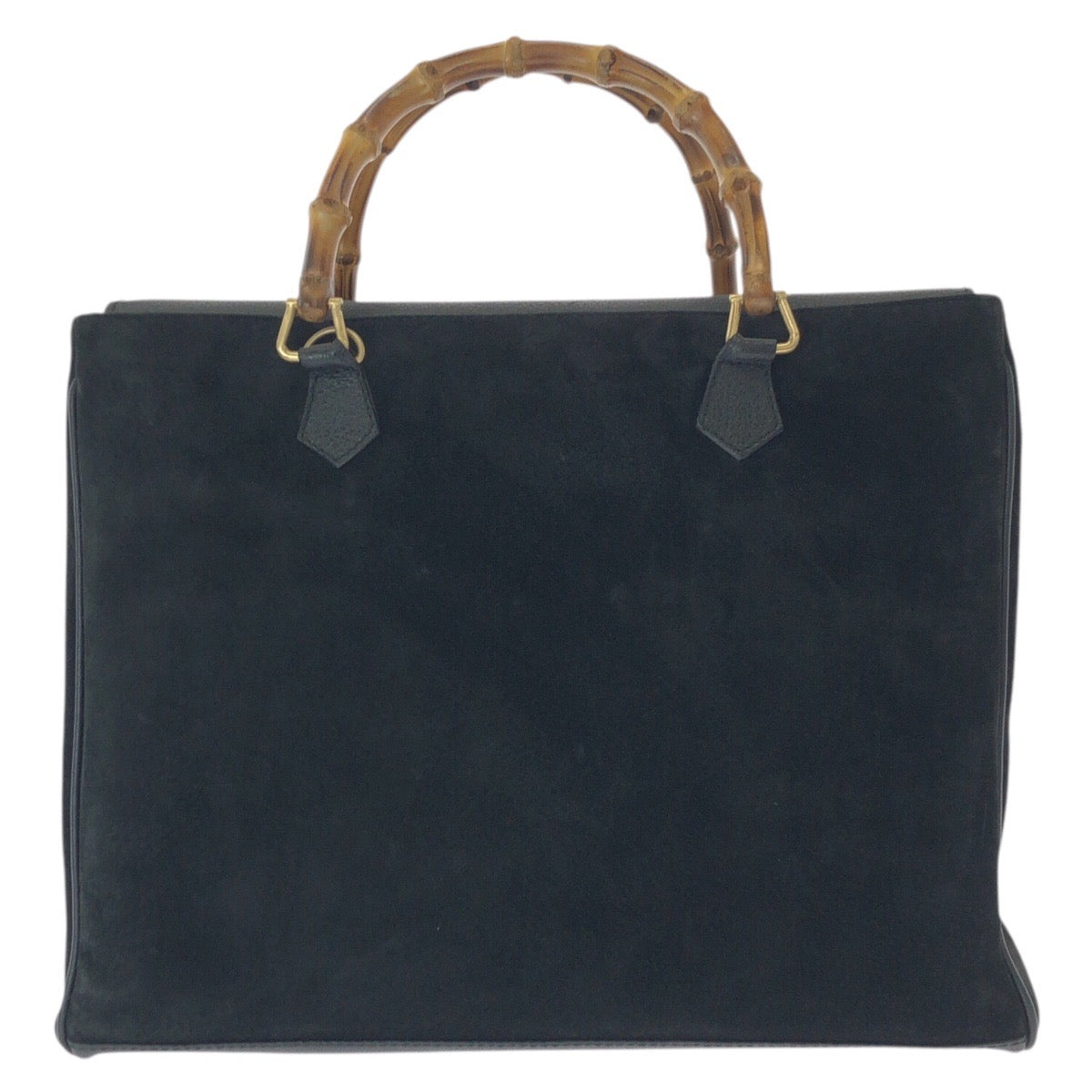 25333
GUCCI グッチ ヴィンテージ バンブー ２way ブラック 黒 ゴールド金具 スウェード 002 123 0322 トートバッグ ショルダーバッグ レディース ABP49