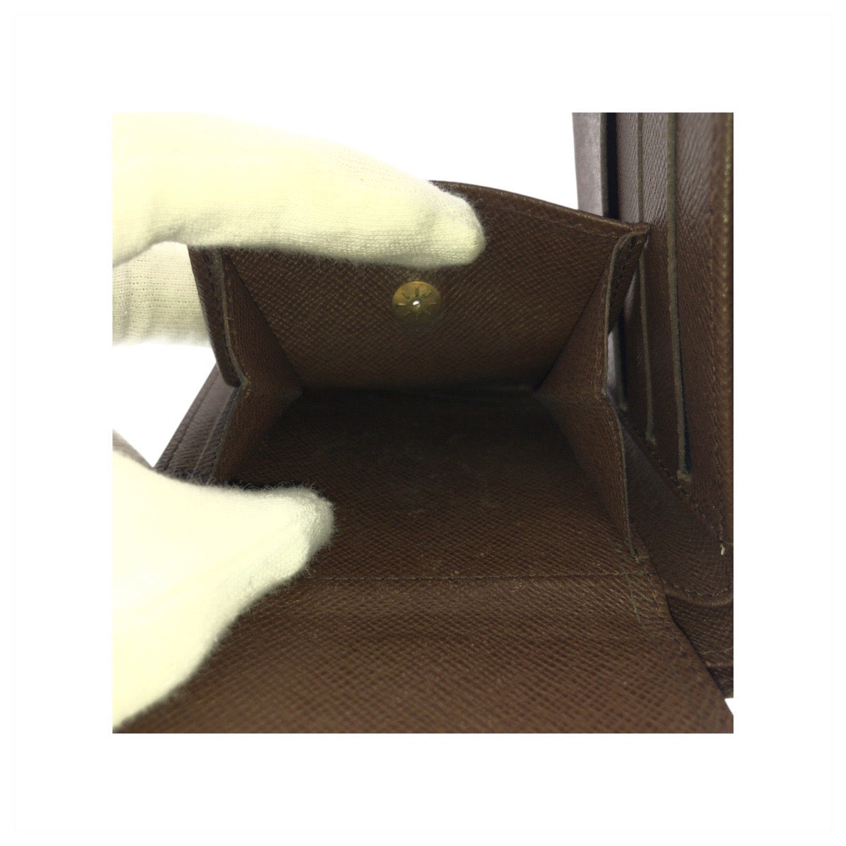 25336
LOUIS VUITTON ルイヴィトン ダミエ ポルトフォイユ･マルコ ブラウン ダークブラウン ゴールド金具 PVC N61675 折財布 コンパクトウォレット メンズ AB28