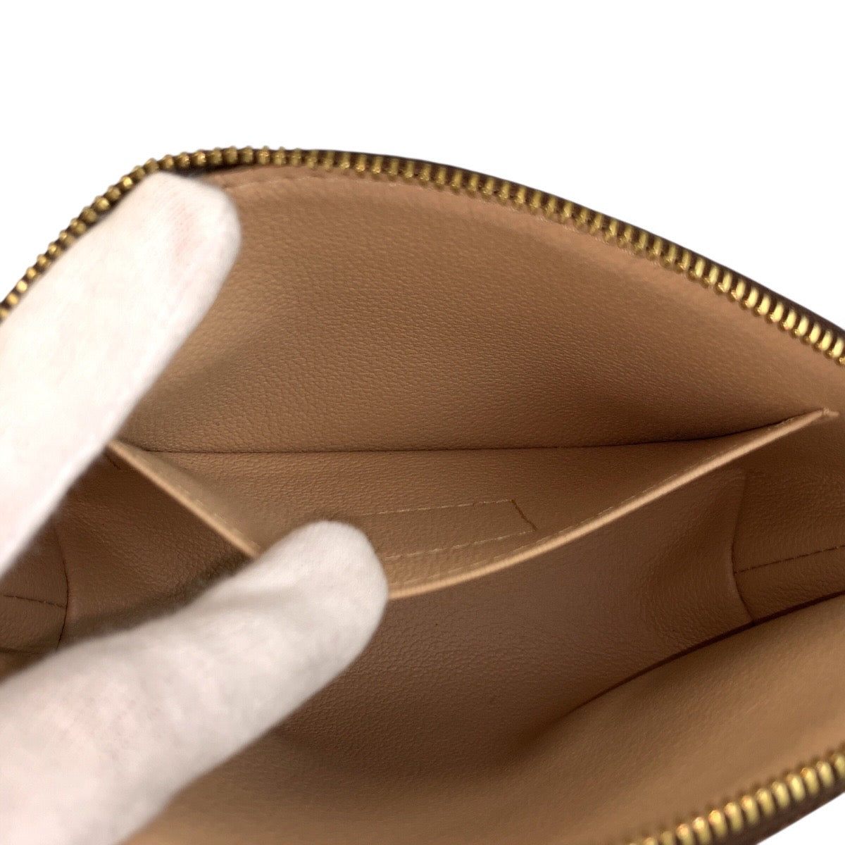 25337
LOUIS VUITTON ルイヴィトン モノグラム ポシェット コスメティック PM ブラウン ゴールド金具 PVC M47515 ポーチ 化粧ポーチ レディース ABP35