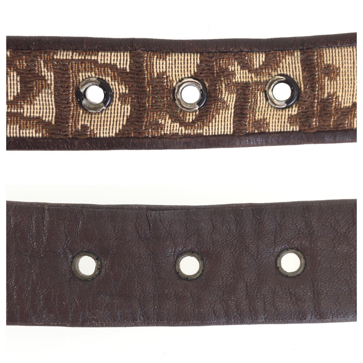 25363
Dior ディオール トロッター 65cm ブラウン ベージュ ゴールド金具 キャンバス / レザー ベルト レディース AB16