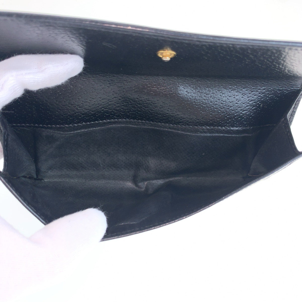 25365
GUCCI グッチ ブラック 黒 レザー 035 1323 1821 長財布 ロングウォレット レディース AB5