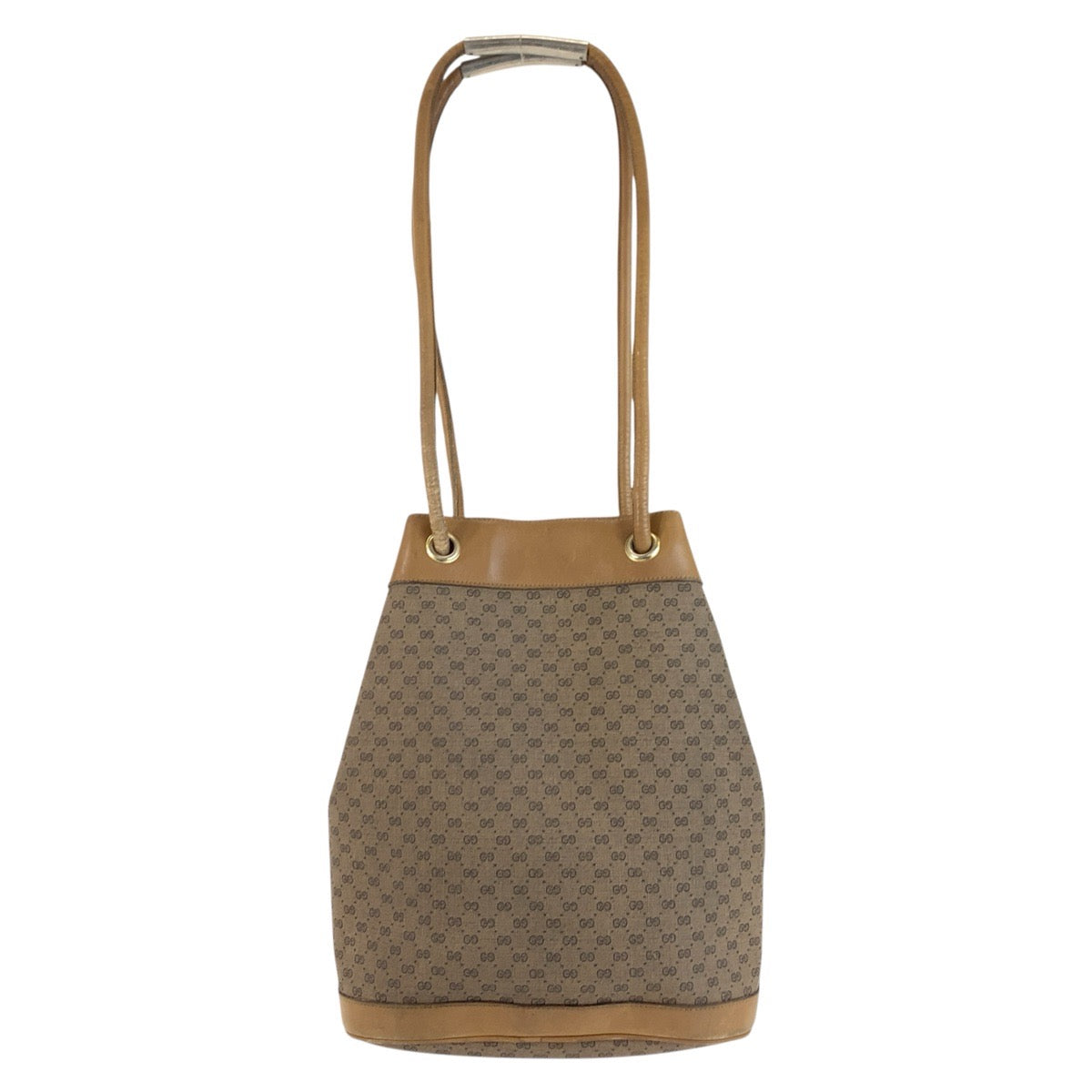 25366
GUCCI グッチ ヴィンテージ マイクロGG ベージュ ブラウン ゴールド金具 GGスプリームキャンバス 001 20 3753 ショルダーバッグ レディース AB14