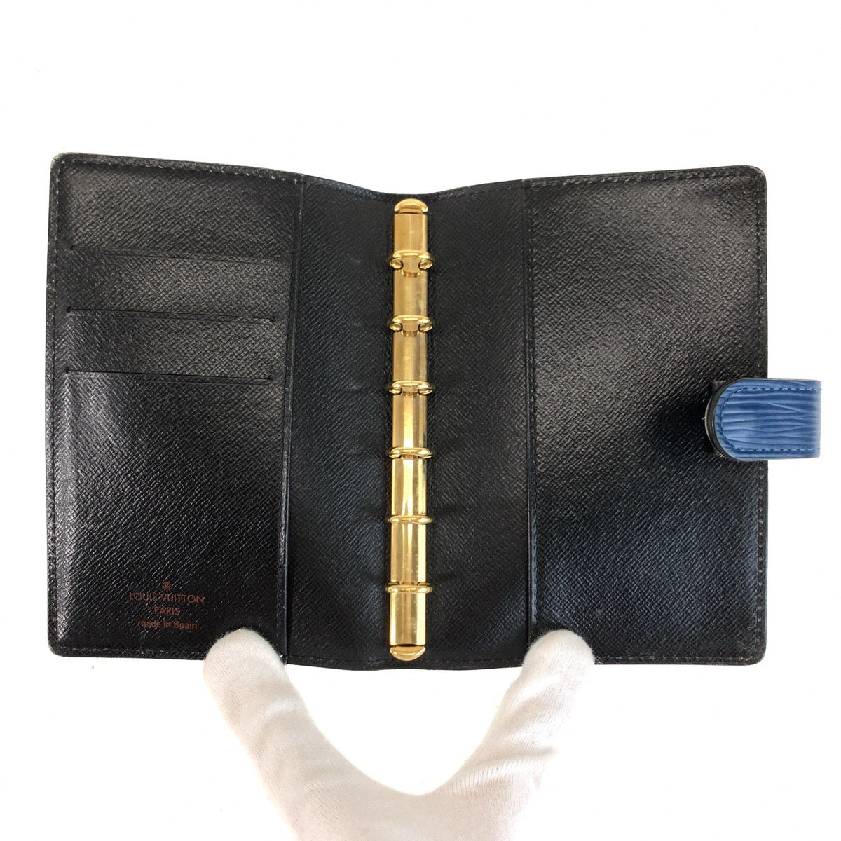 25368
LOUIS VUITTON ルイヴィトン エピ アジェンダPM ブルー レザー R20055 手帳カバー 男女兼用 メンズ AB5