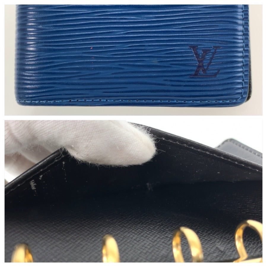 25368
LOUIS VUITTON ルイヴィトン エピ アジェンダPM ブルー レザー R20055 手帳カバー 男女兼用 メンズ AB5