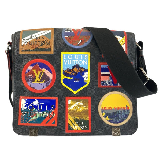 25378
LOUIS VUITTON ルイヴィトン ダミエ グラフィット ディストリクト PM NM ブラック マルチカラー PVC N40040 ショルダーバッグ メッセンジャーバッグ メンズ ABP110