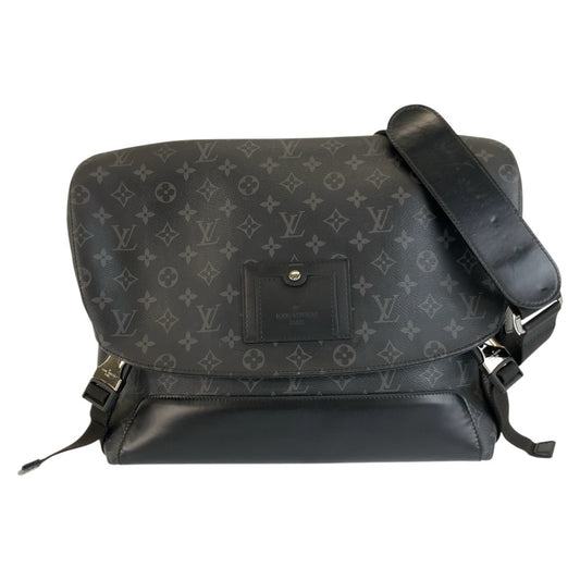 25379
LOUIS VUITTON ルイヴィトン モノグラムエクリプス メッセンジャー ヴォワヤージュMM ブラック 黒 シルバー金具 PVC M40510 ショルダーバッグ メッセンジャーバッグ メンズ ABP160