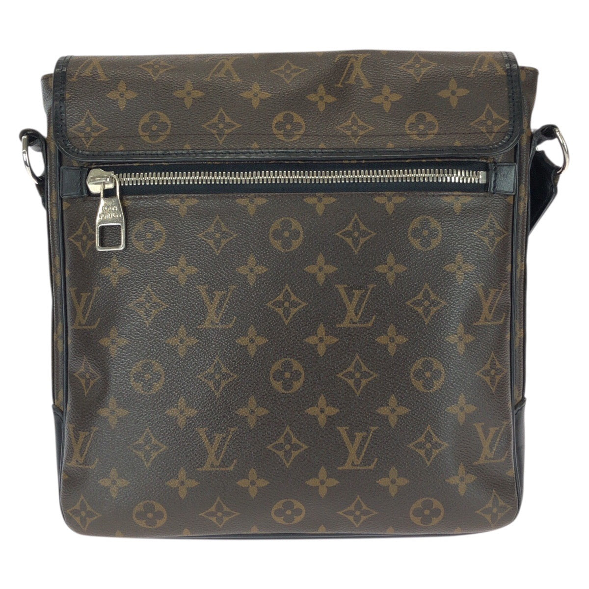 25380
LOUIS VUITTON ルイヴィトン モノグラム マカサー バスMM ブラウン ダークブラウン シルバー金具 PVC M56715 ショルダーバッグ メッセンジャーバッグ メンズ AB80