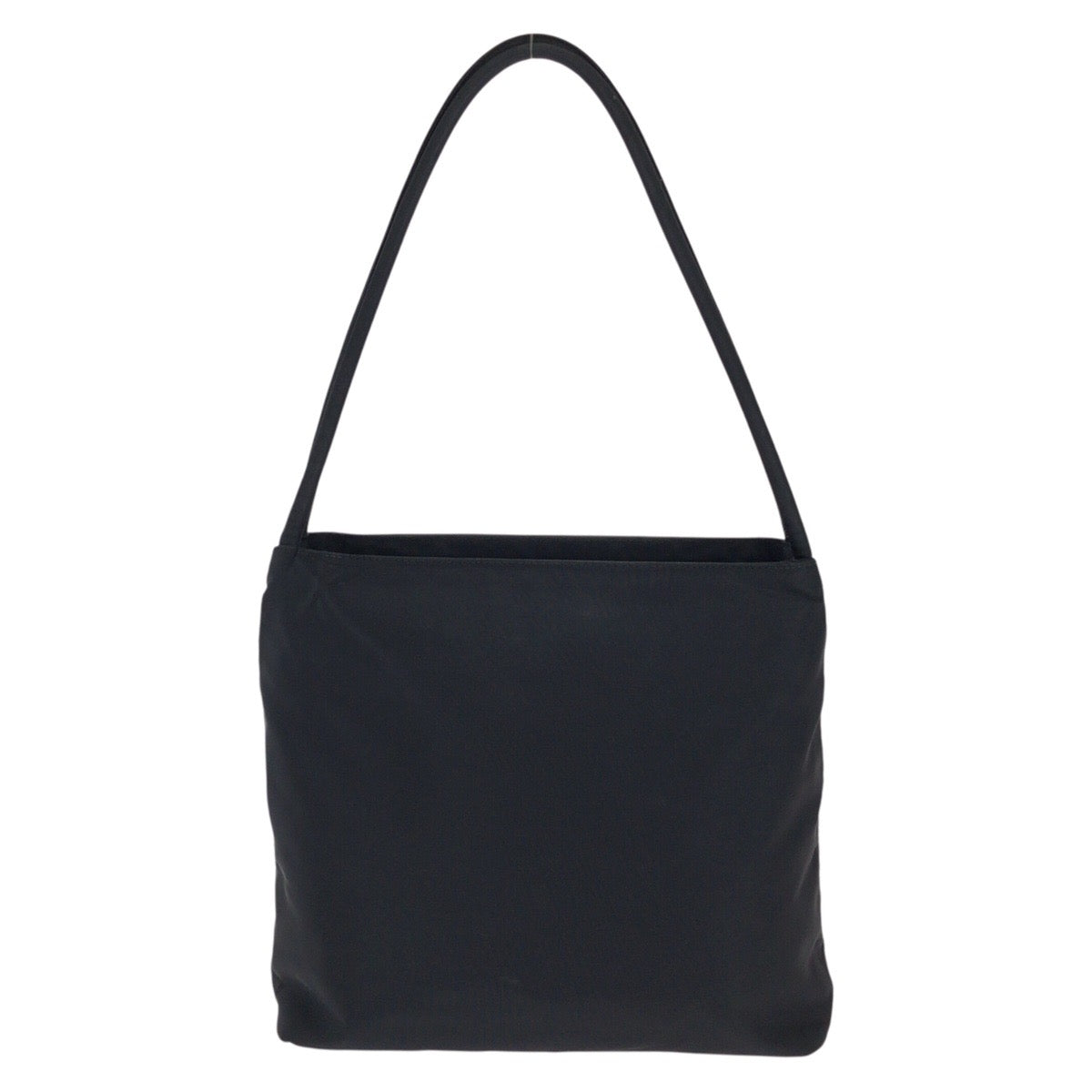 25385
PRADA プラダ テスート 三角ロゴプレート ブラック 黒 シルバー金具 ナイロン トートバッグ ハンドバッグ レディース AB21