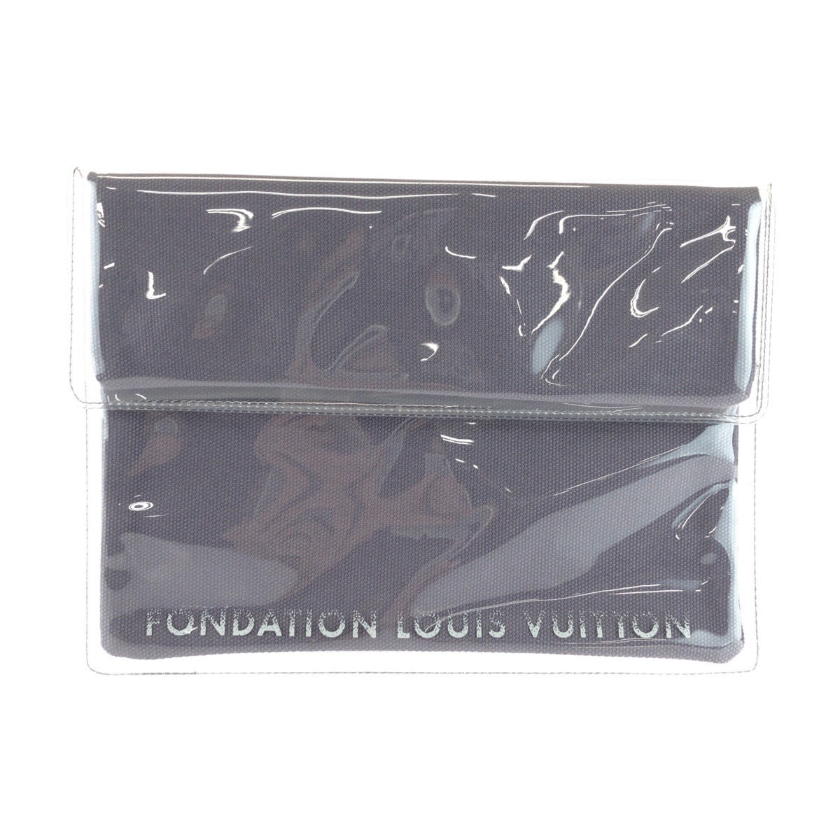 25388
LOUIS VUITTON ルイヴィトン フォンダシオン パリ 限定 グレー ナイロン / キャンバス クラッチバッグ ポーチ 男女兼用 メンズ A7