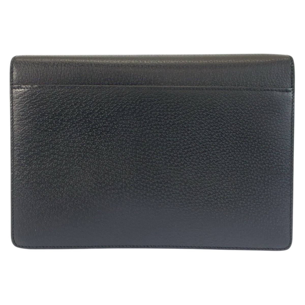 25392
Salvatore Ferragamo サルヴァトーレフェラガモ ブラック 黒 シルバー金具 レザー EO-24 5535 クラッチバッグ セカンドバッグ メンズ A23