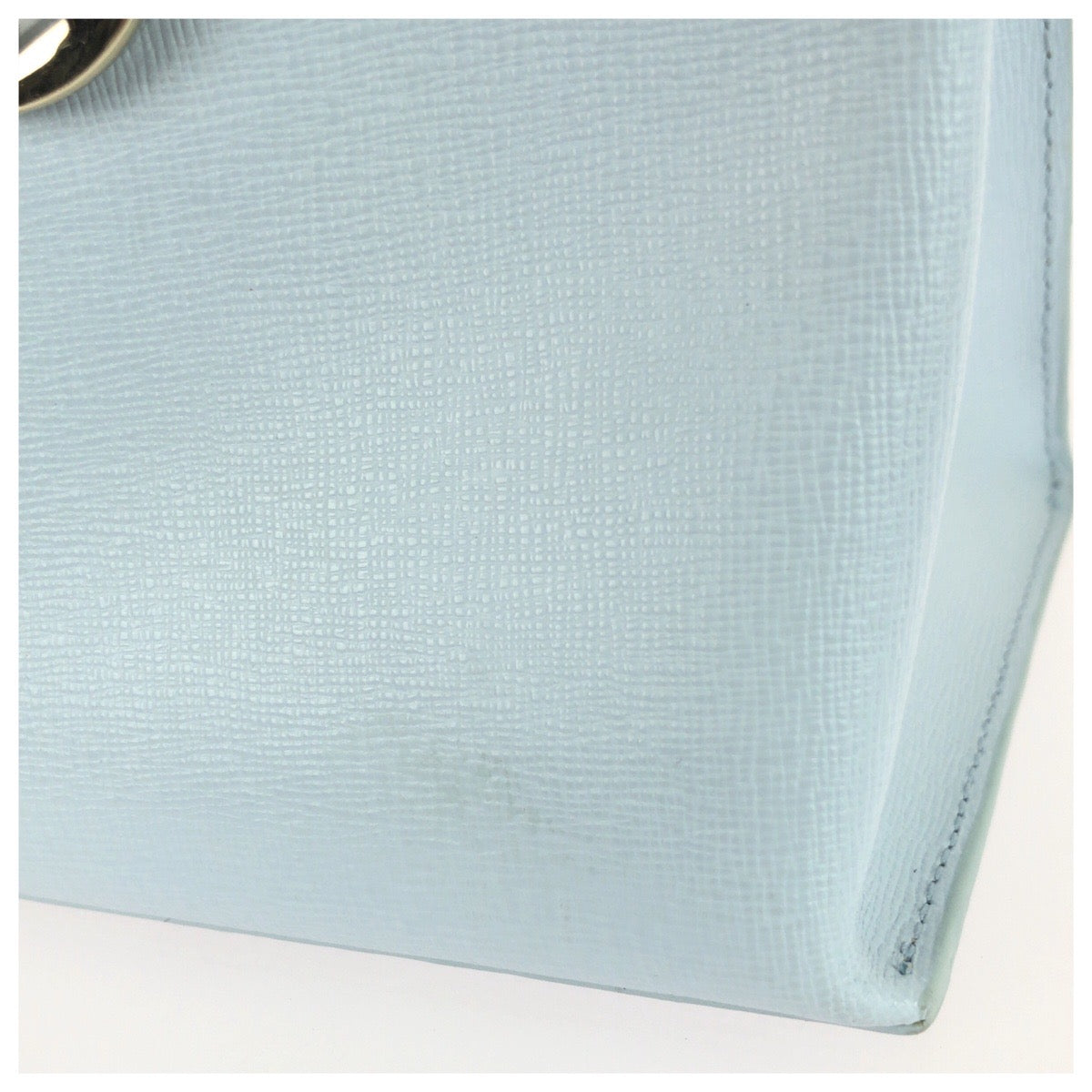 25393
Furla フルラ サリー ロゴ ライトブルー ゴールド金具 レザー トートバッグ ハンドバッグ レディース ABP10