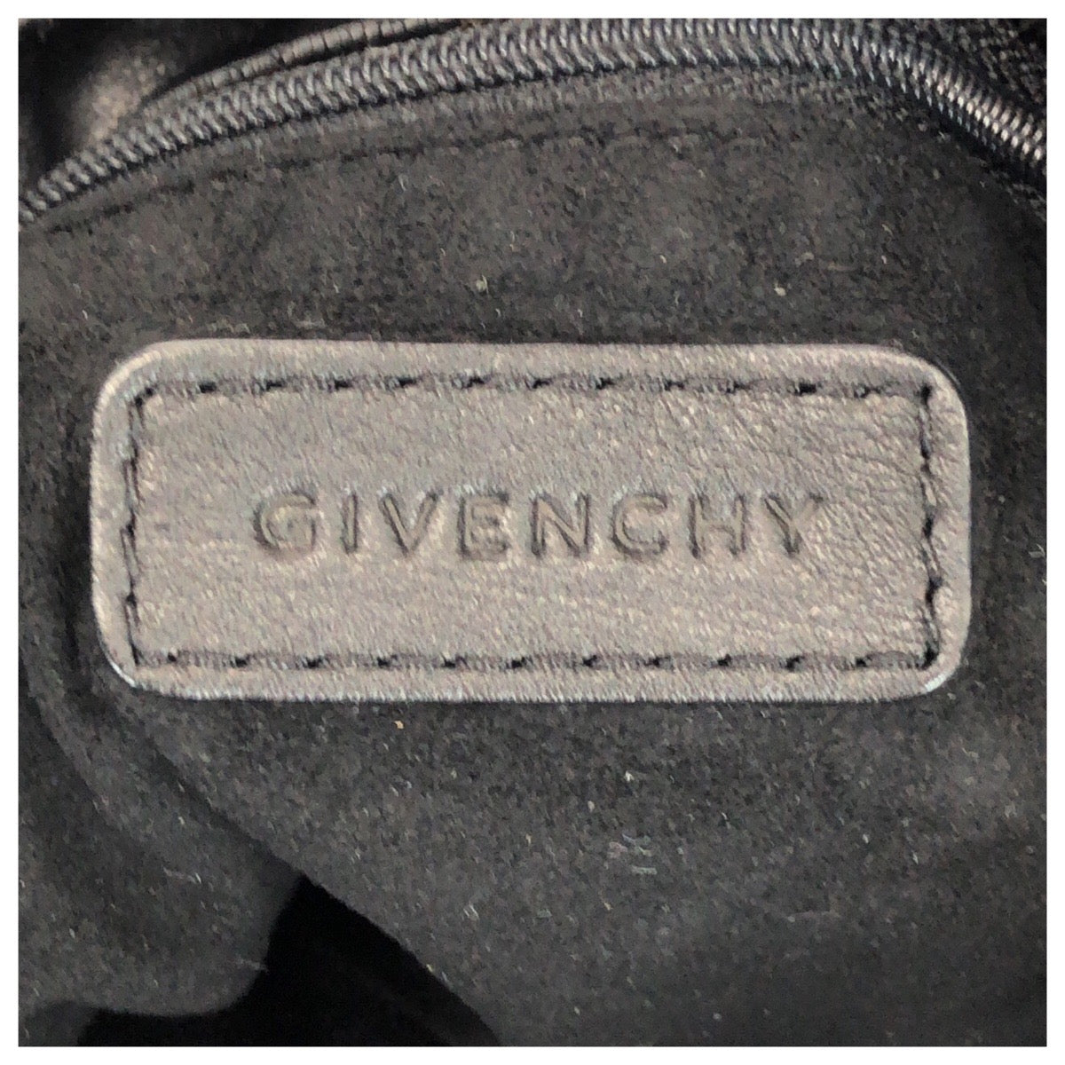 25395
GIVENCHY ジバンシィ ヴィンテージ ブラック 黒 シルバー金具 レザー トートバッグ ショルダーバッグ レディース ABP23