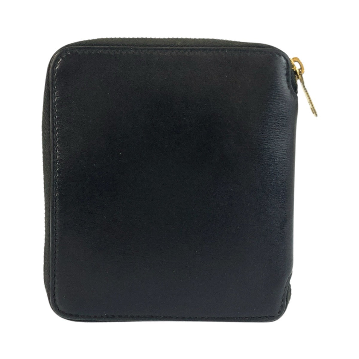 25397
SAINT LAURENT PARIS サンローランパリ YSL タイニー ブラック ゴールド金具 レザー 折り財布 レディース ABP23